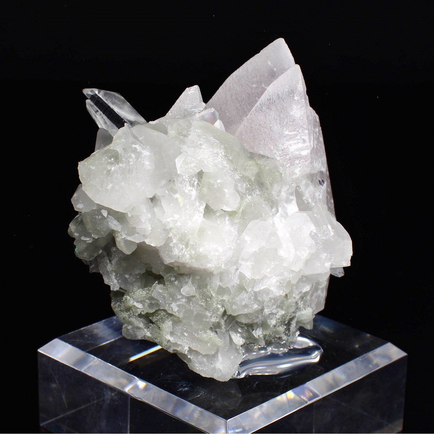 Calcite and quartz - Fond Poulain, Maronne, Isère, France