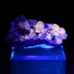 Cerussite on galena - Mibladen, Morocco