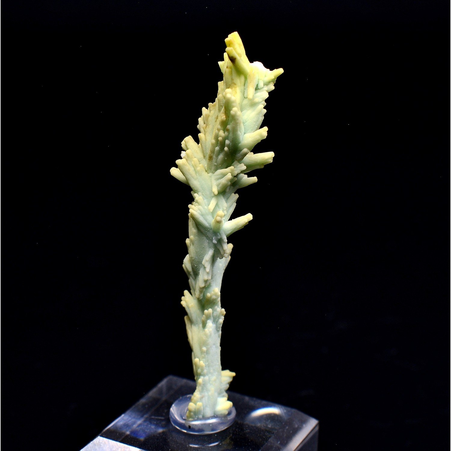 Plumbogummite psm après pyromorphite - Mine Yangshuo, Chine