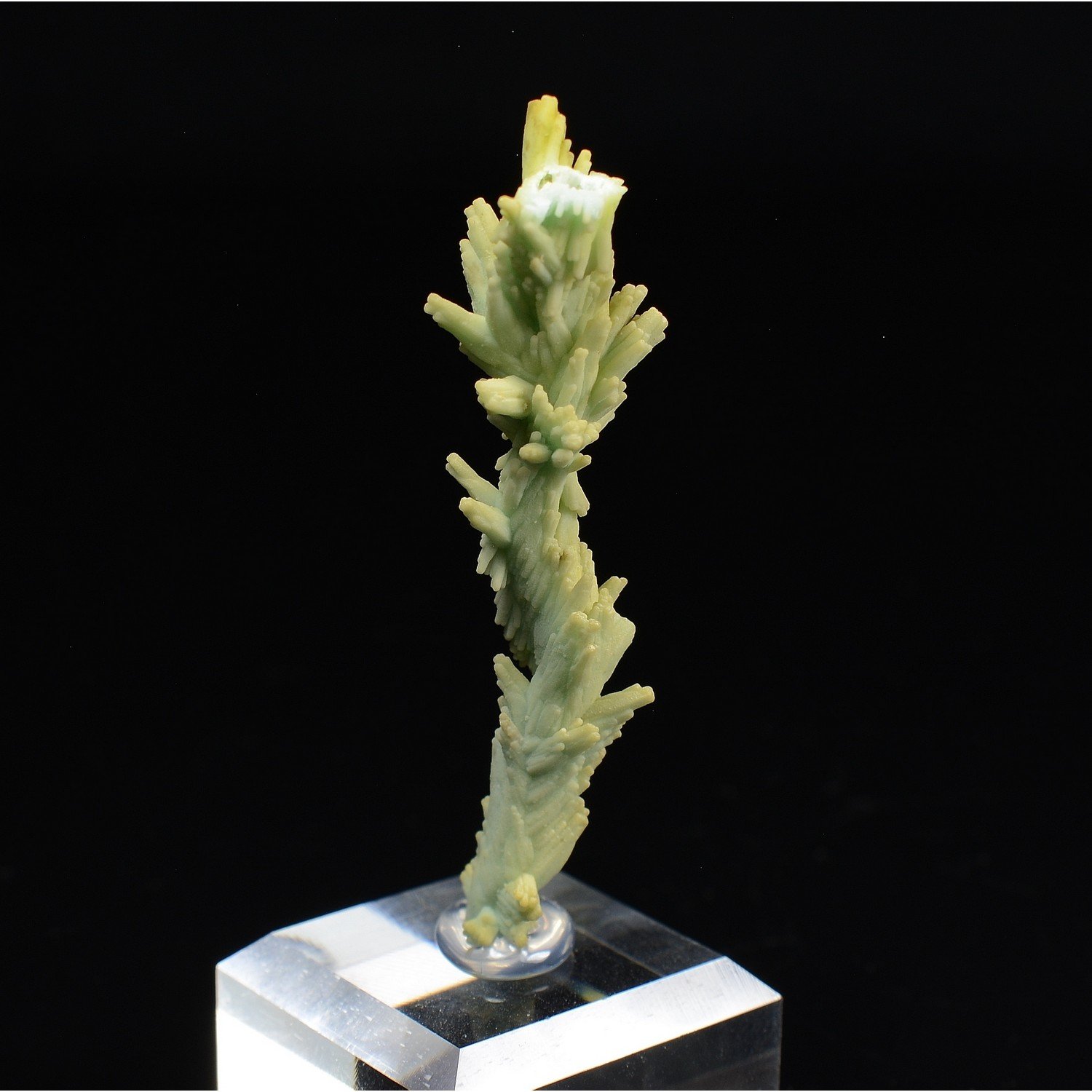Plumbogummite psm après pyromorphite - Mine Yangshuo, Chine
