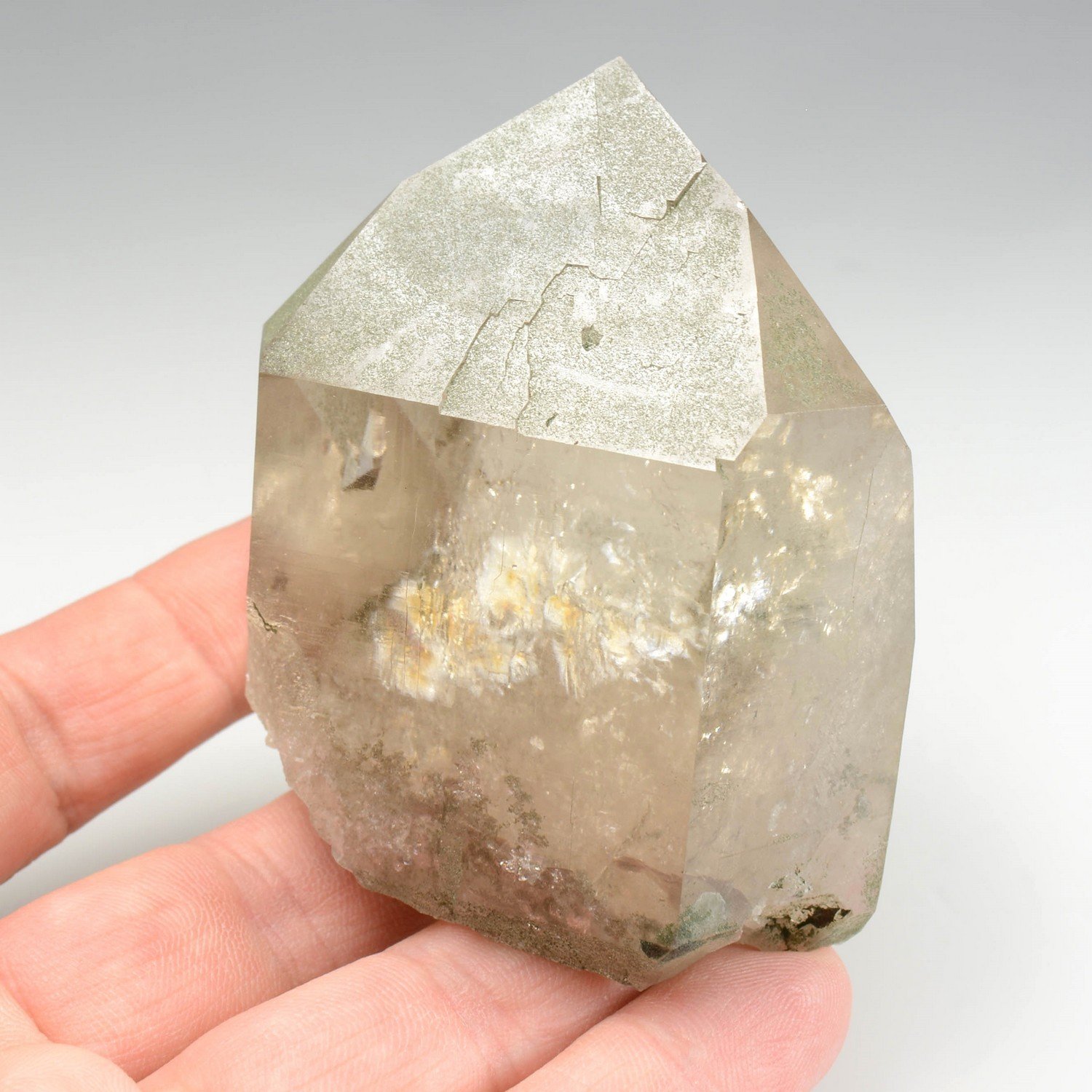 Smoky quartz - Leschaux Glacier, Mont Blanc Massif, France
