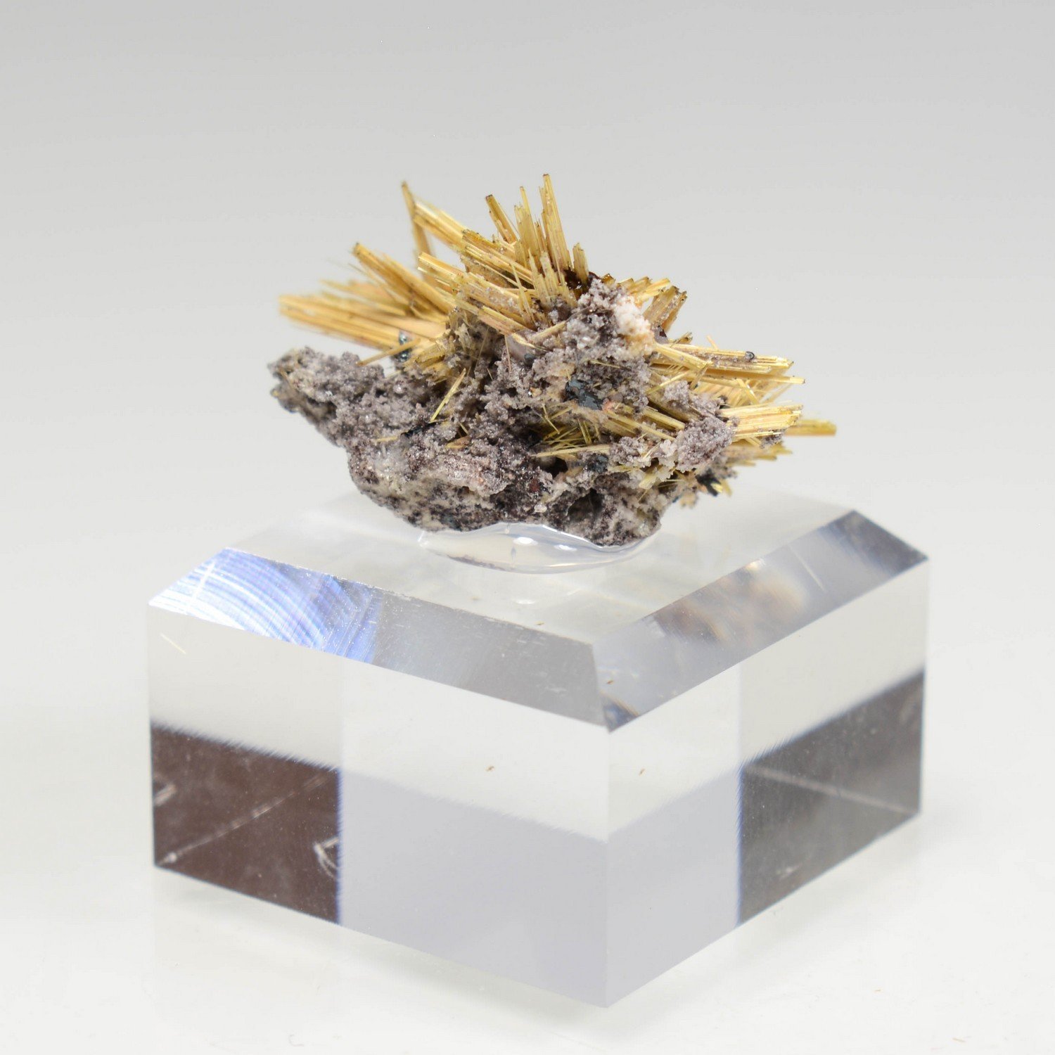 Rutile et hématite - Novo Horizonte, Bahia, Brésil