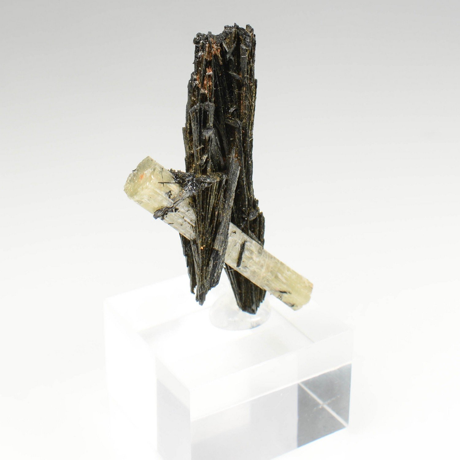 Arfvedsonite et Apatite - District minier de Mibladen, Maroc