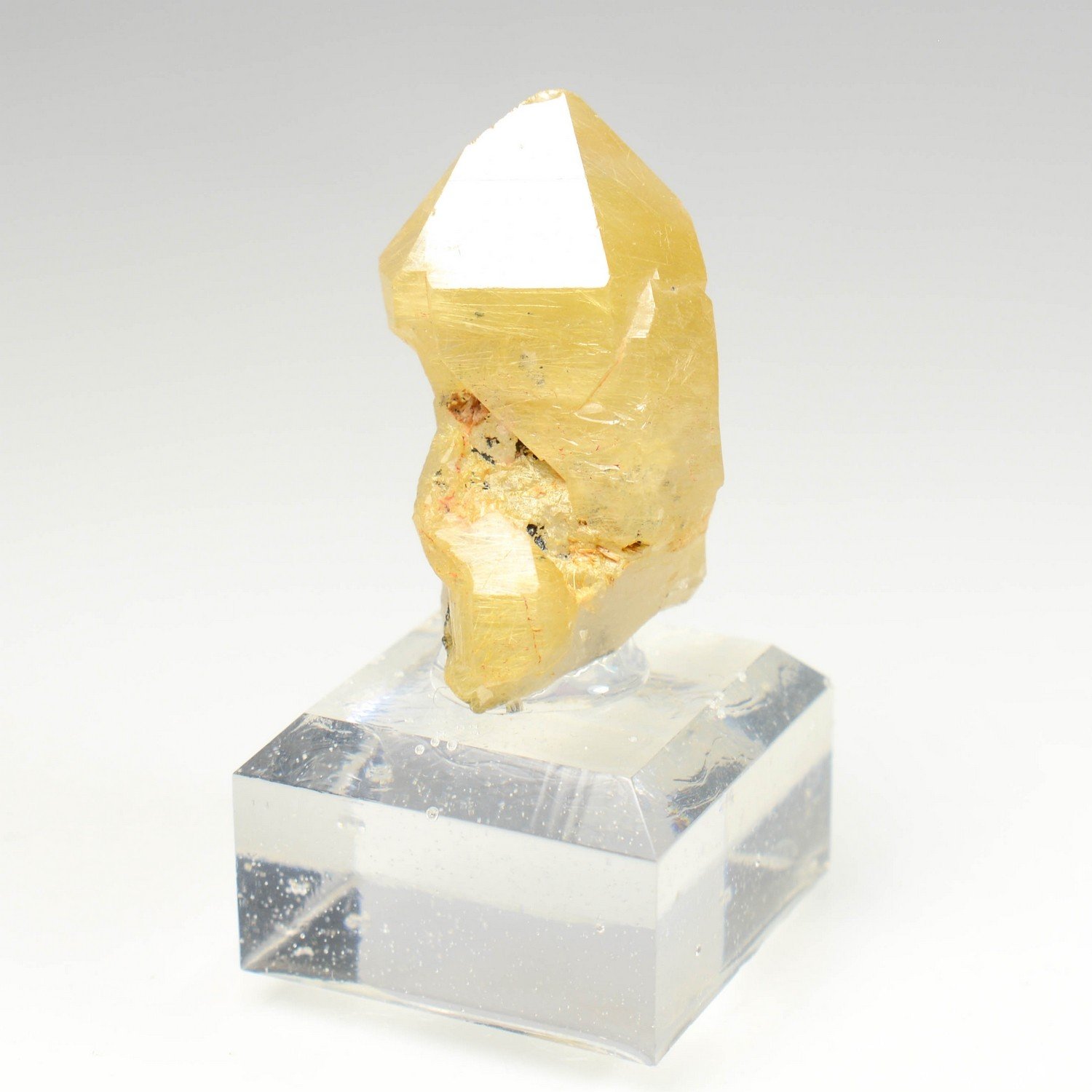 Quartz à inclusions de rutile - Novo Horizonte, Bahia, Brésil