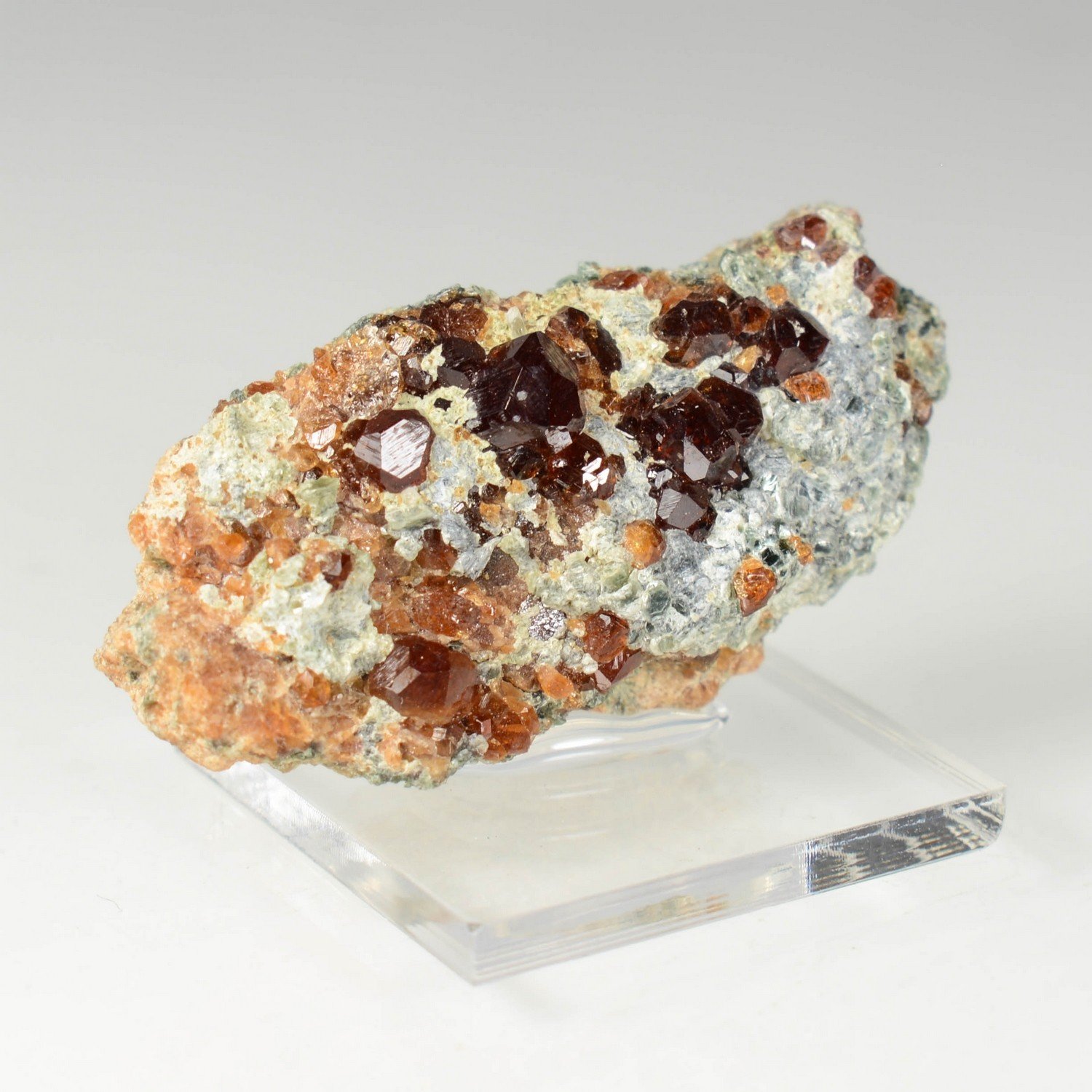 Garnet, clinochlore - Rodingites from Bellecombe, Aosta Valley, Italy