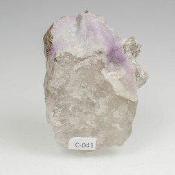 Quartz et fluorine - Face sud des Droites, Massif du Mont-Blanc, France