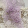 Quartz and fluorite - South face of Les Droites, Mont Blanc Massif, France