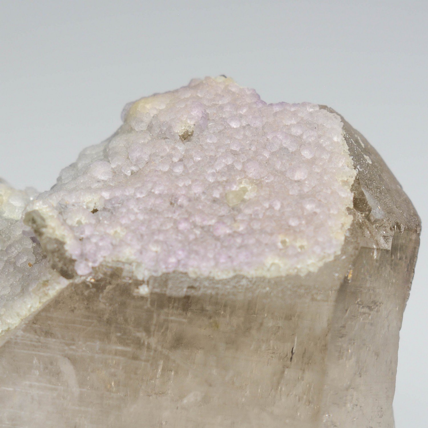 Quartz and fluorite - South face of Les Droites, Mont Blanc Massif, France