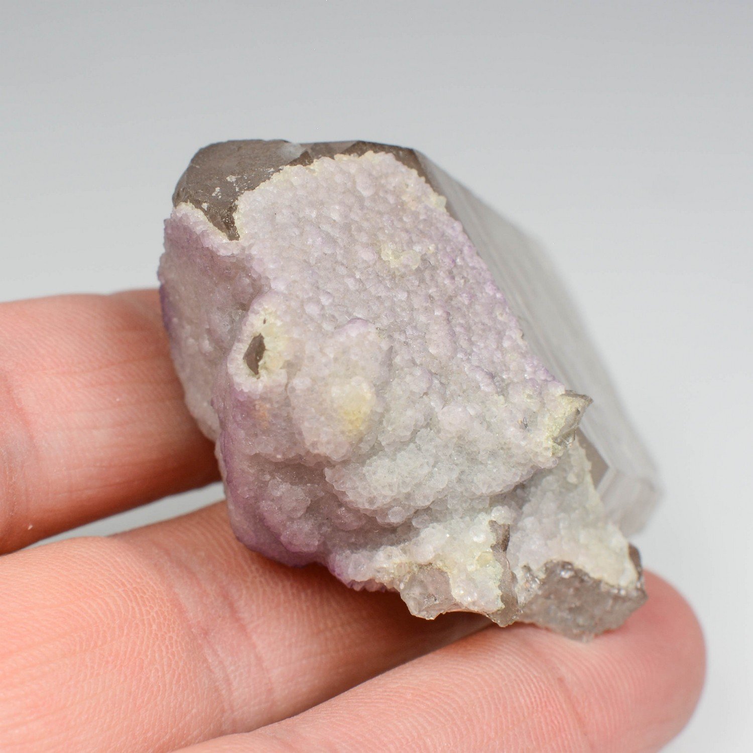 Quartz et fluorine - Face sud des Droites, Massif du Mont-Blanc, France