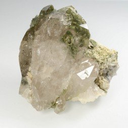 Quartz fumé et chlorite - Talèfre, Massif du Mont-Blanc, France