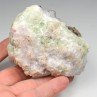 Calcite and fluorite on quartz - L'Argentolle, Saône-et-Loire, France