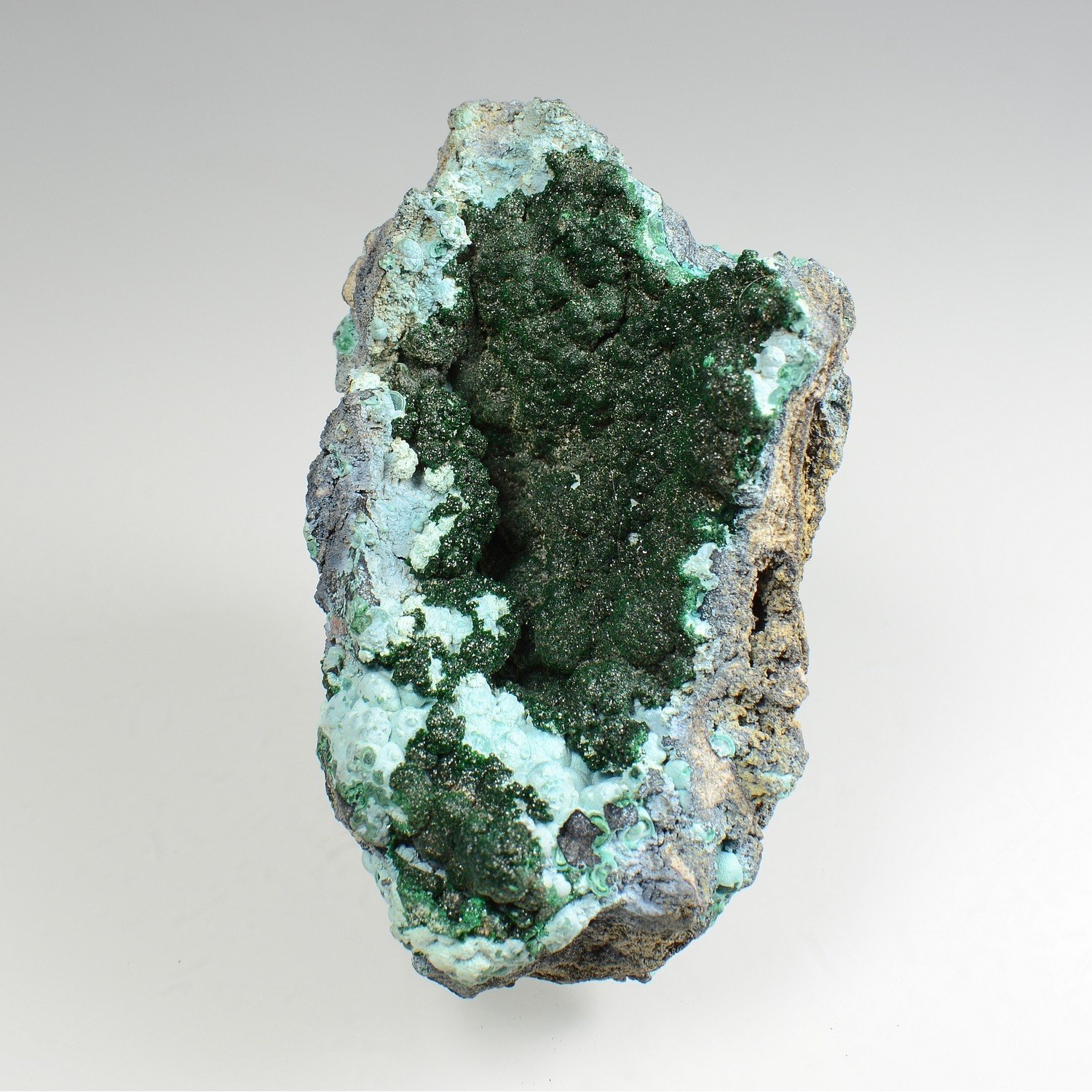 Pseudomalachite and chrysocolla - Mine de l'Etoile, DR Congo