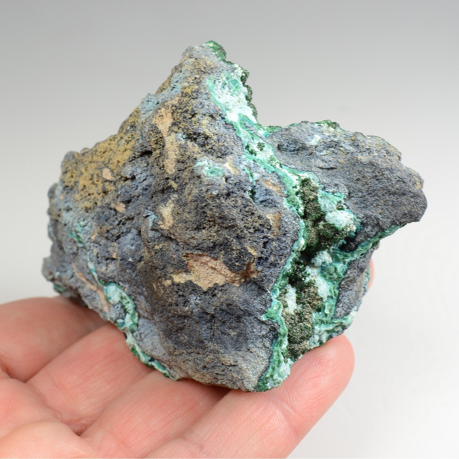 Pseudomalachite and chrysocolla - Mine de l'Etoile, DR Congo