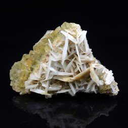 Fluorine et barytine - La Barre, Puy-de-Dôme, France