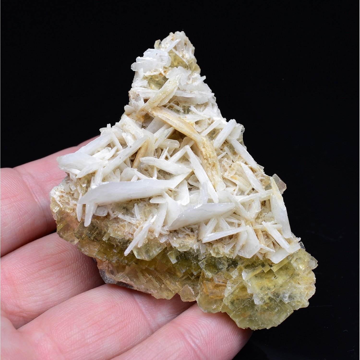 Fluorite and barite - La Barre, Puy-de-Dôme, France