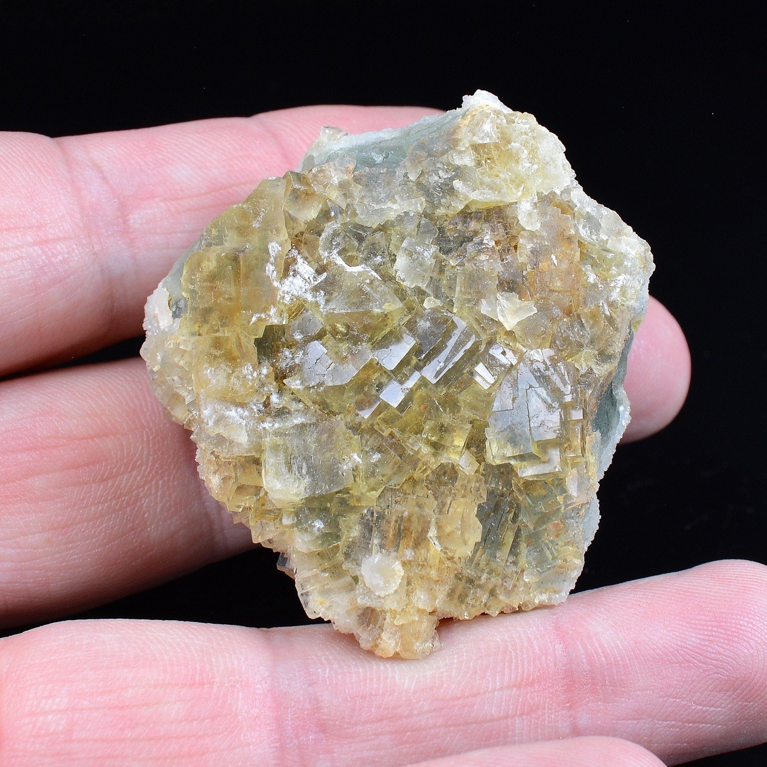 Fluorite - La Barre Mine, Puy-de-Dôme, France