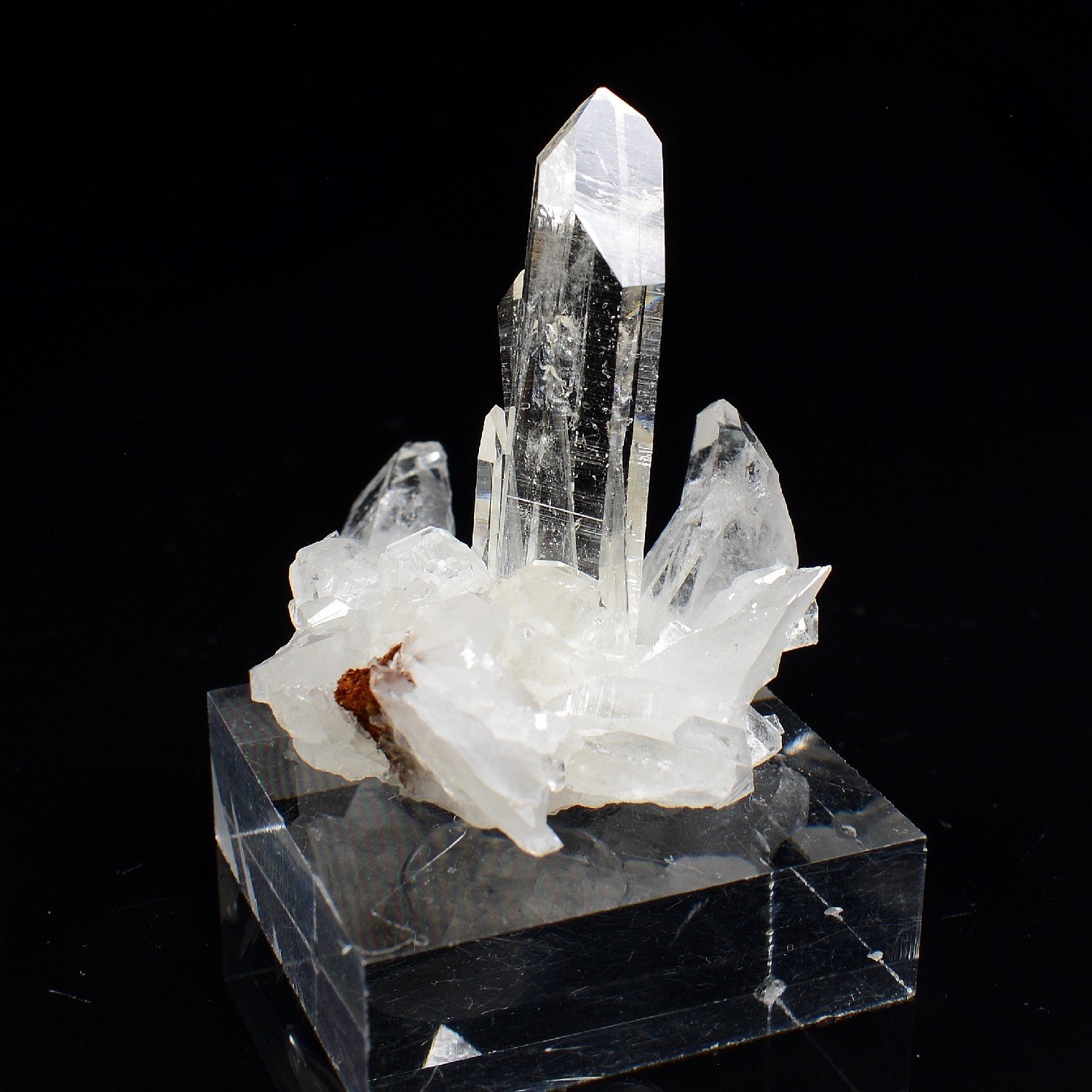 Quartz - Mine à Giraud (La Gardette), Isère, France
