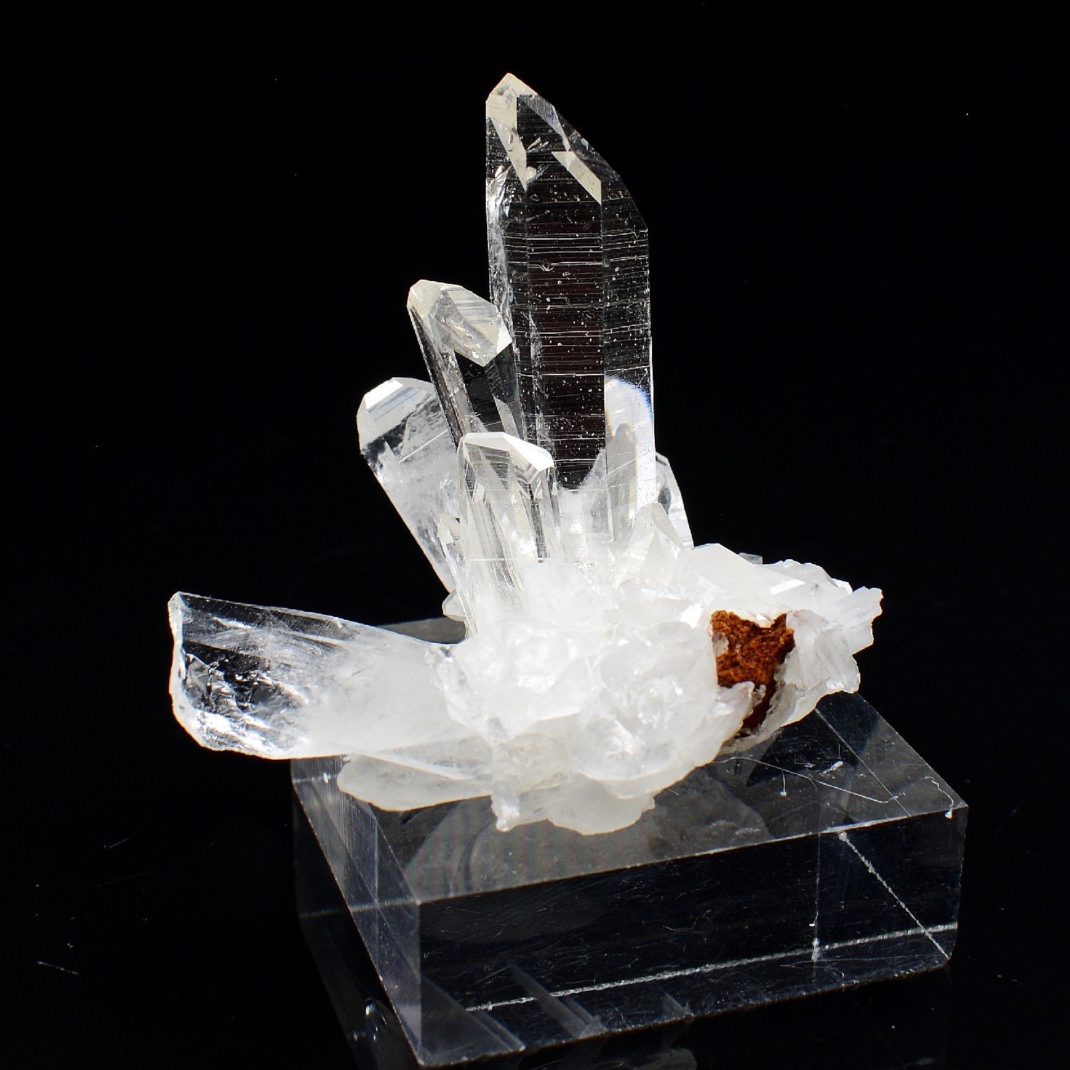 Quartz - Mine à Giraud (La Gardette), Isère, France