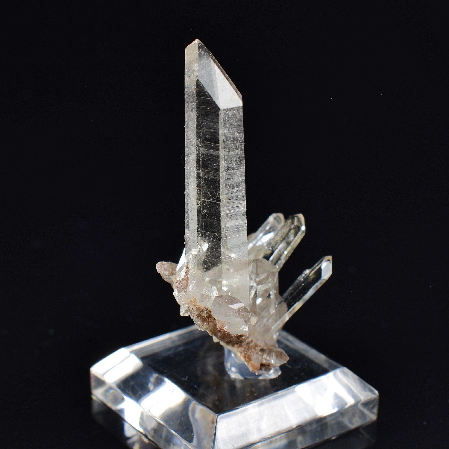 Quartz - Mine à Giraud (La Gardette), Isère, France