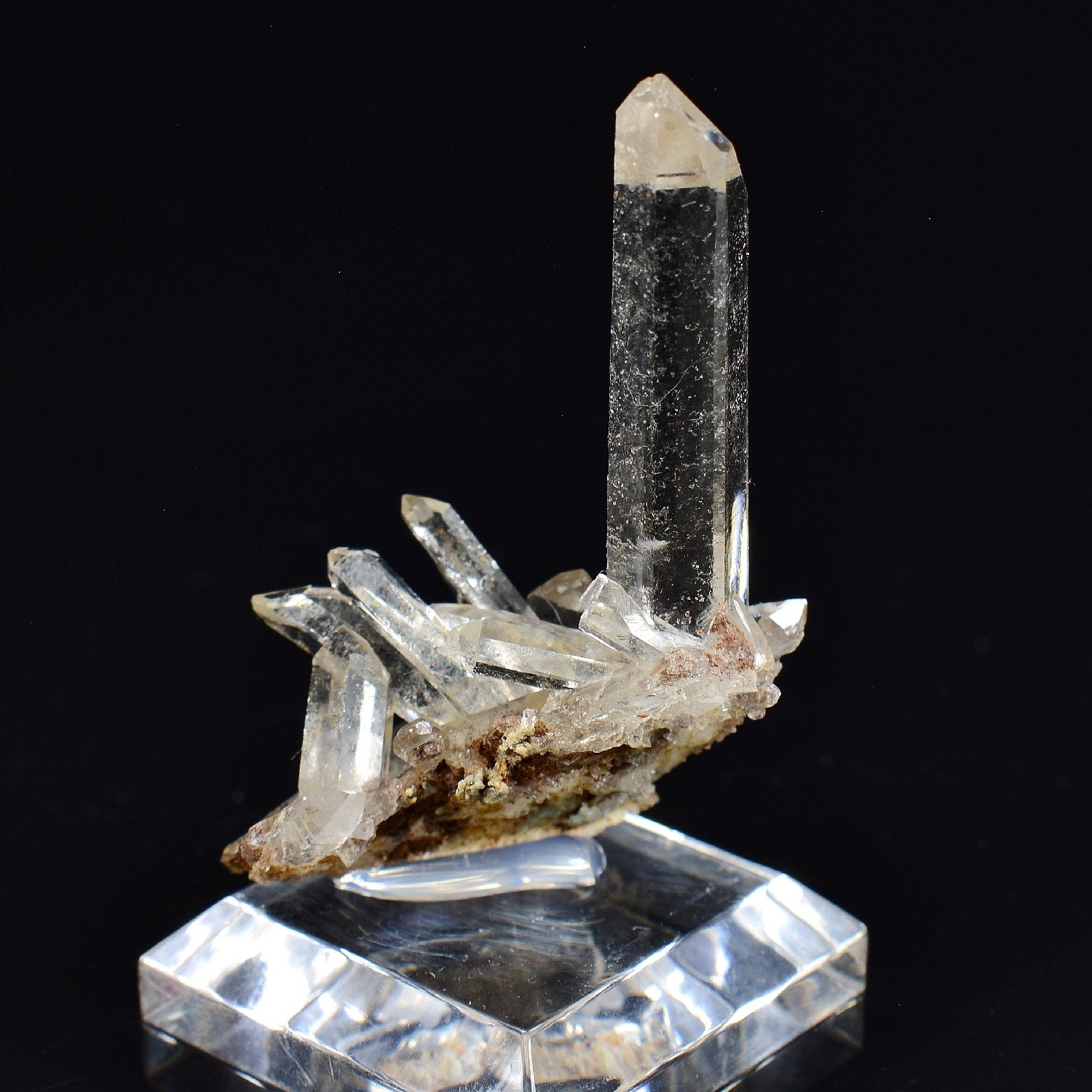 Quartz - Mine à Giraud (La Gardette), Isère, France