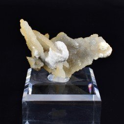 Barytine sur quartz - Cuzac, Lot, France