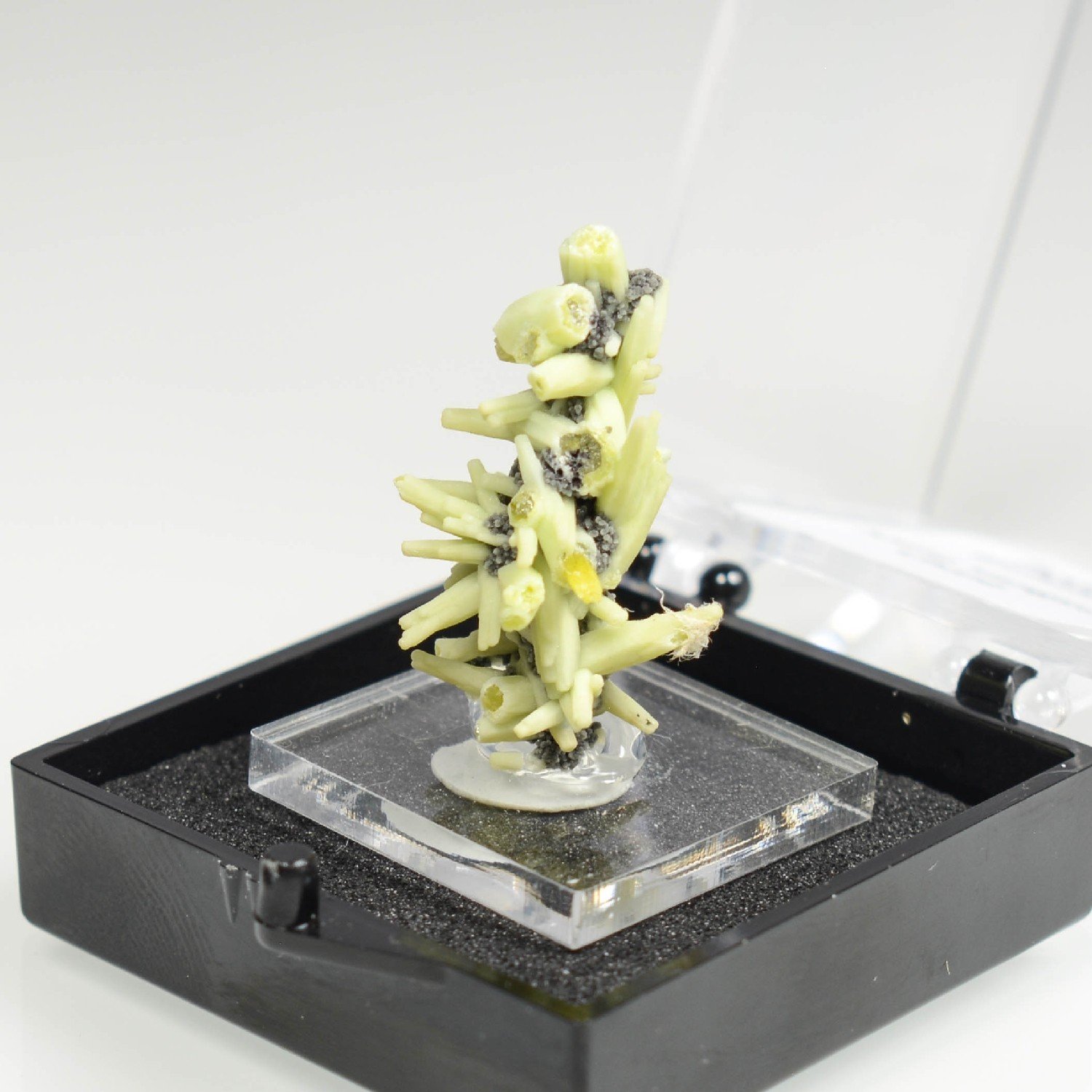 Plumbogummite psm after pyromorphite - Yangshuo Mine, China