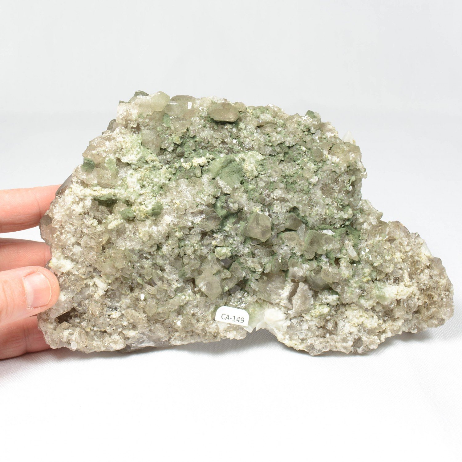 Quartz fumé et adulaire - Massif du Mont-Blanc, Haute-Savoie, France