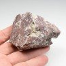 Cavansite sur stilbite - Carrières de Wagholi, district de Poona, Maharashtra, Inde