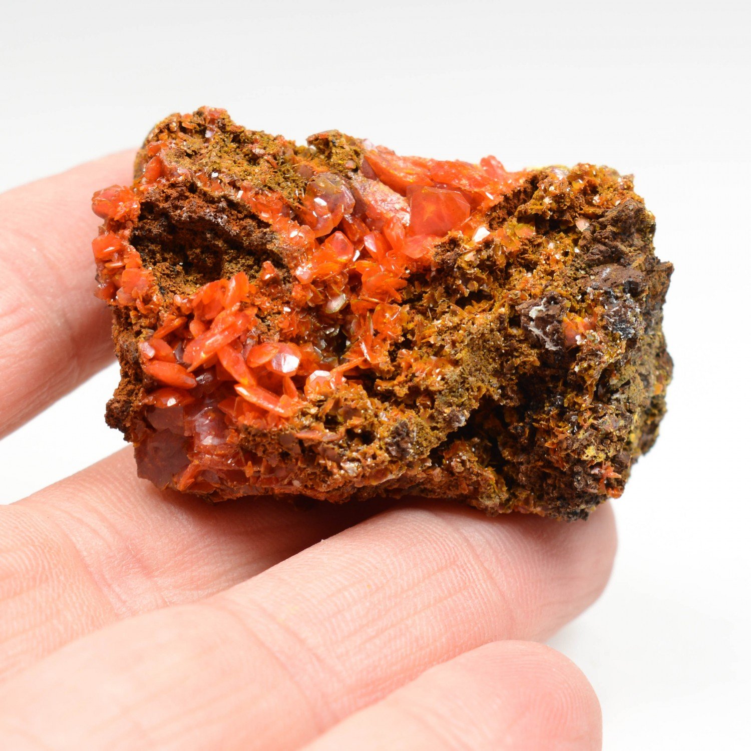 Wulfenite - Jianshan Mine, Xinjiang Region, China