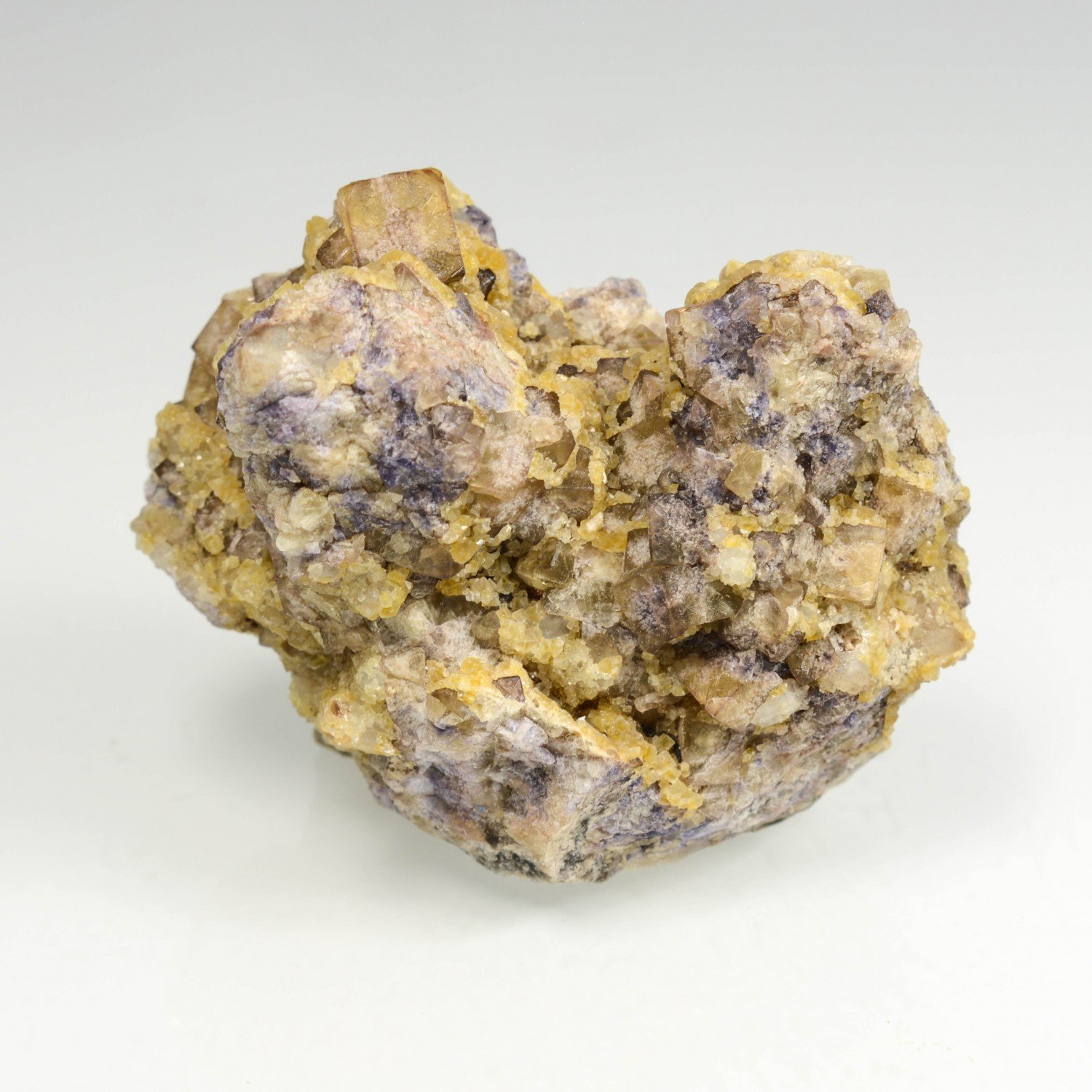 Fluorite, barite - Pontaubert, Yonne, France