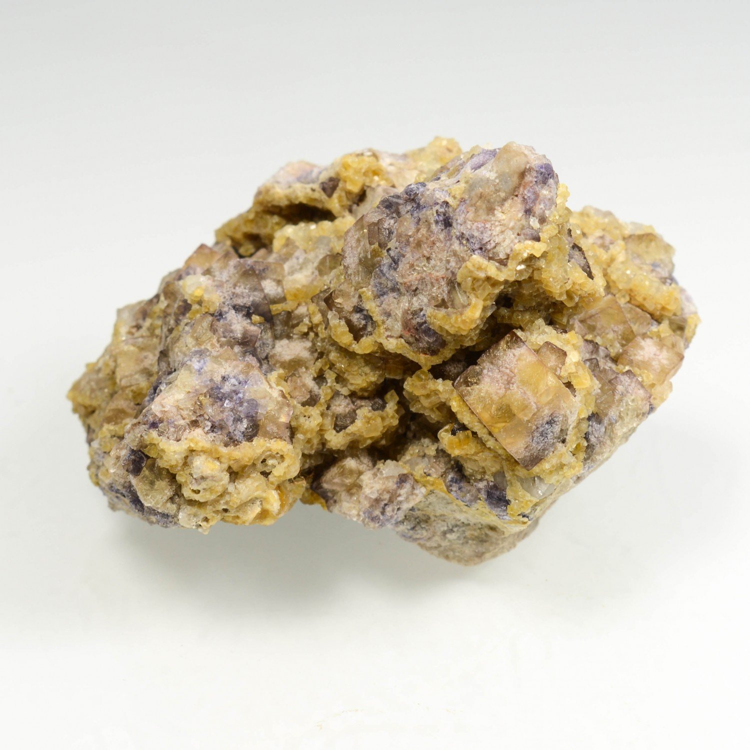 Fluorite, barite - Pontaubert, Yonne, France