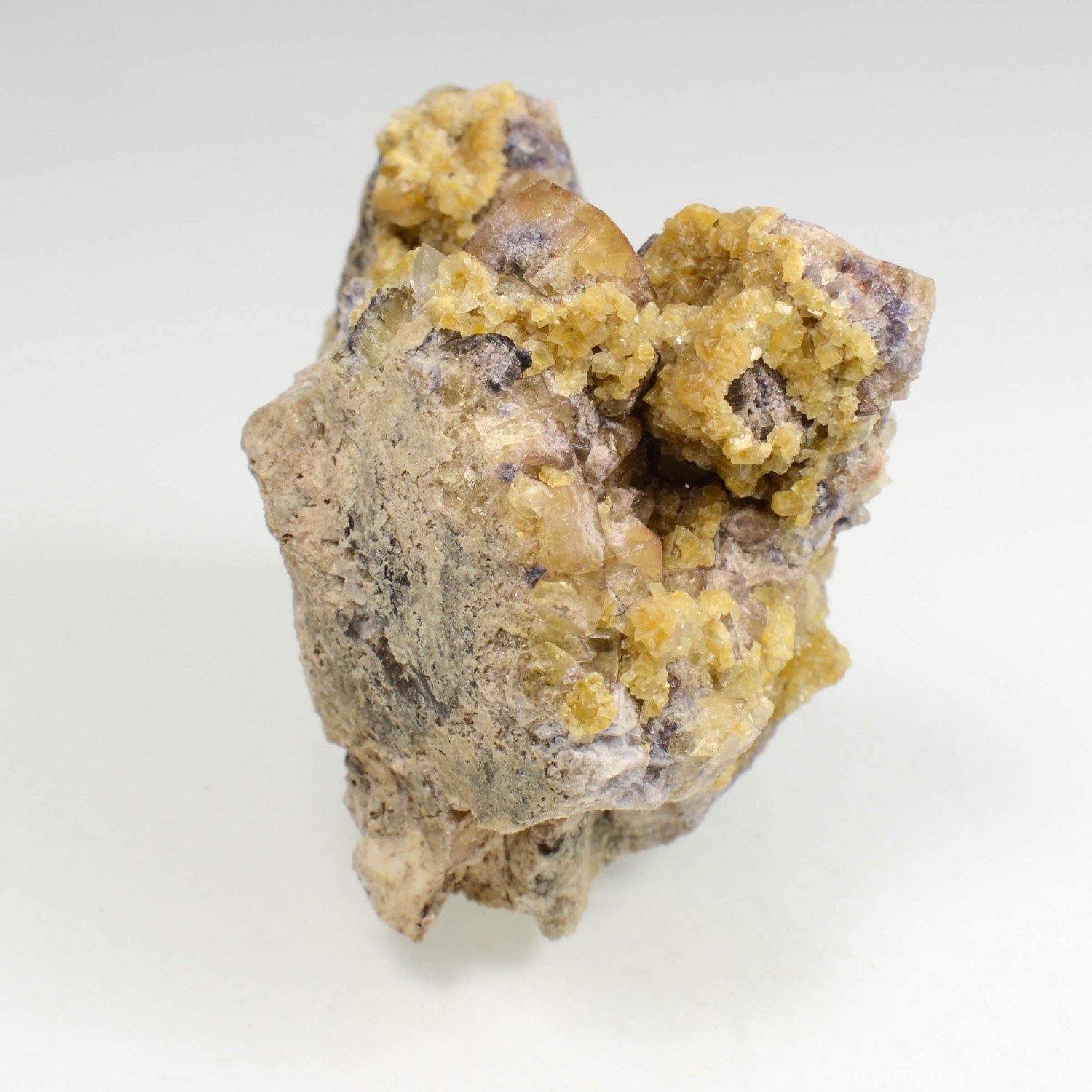 Fluorite, barite - Pontaubert, Yonne, France