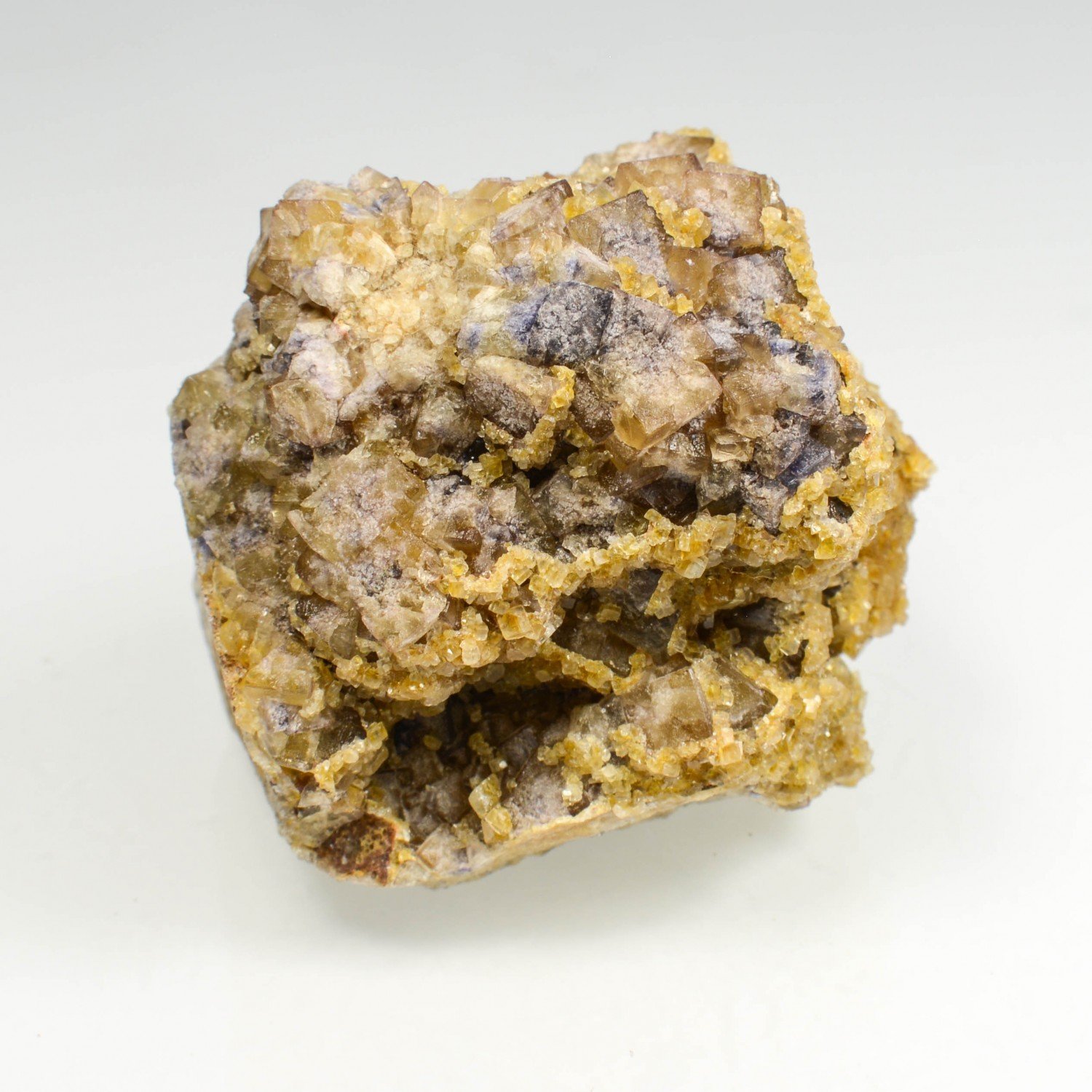 Fluorite, barite - Pontaubert, Yonne, France