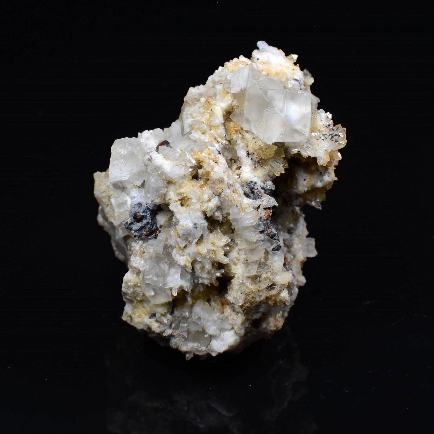 Fluorite, quartz, galena - Grand Châtelard, Jarrier, Savoie, France