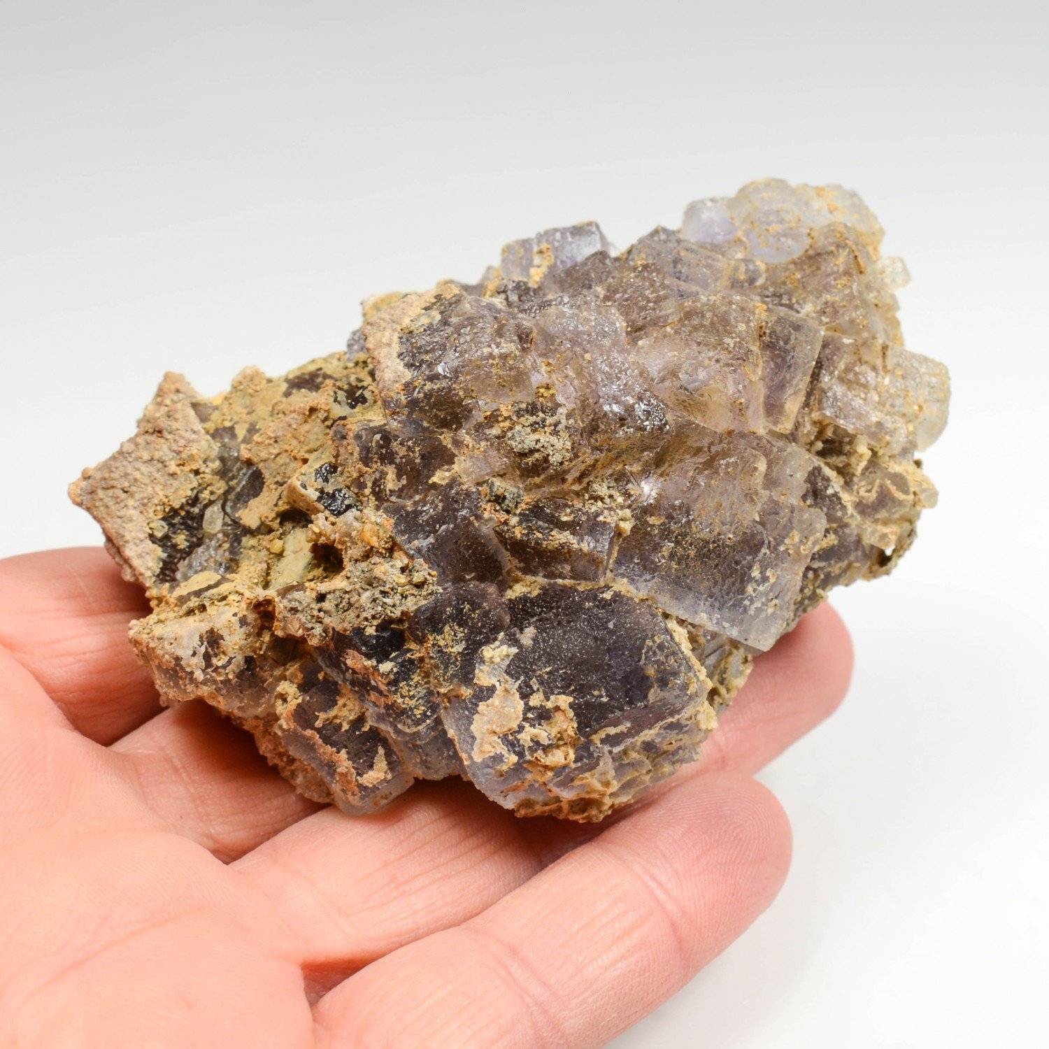 Fluorite and smithsonite - La Grande Vernissière, Durfort, Gard, France
