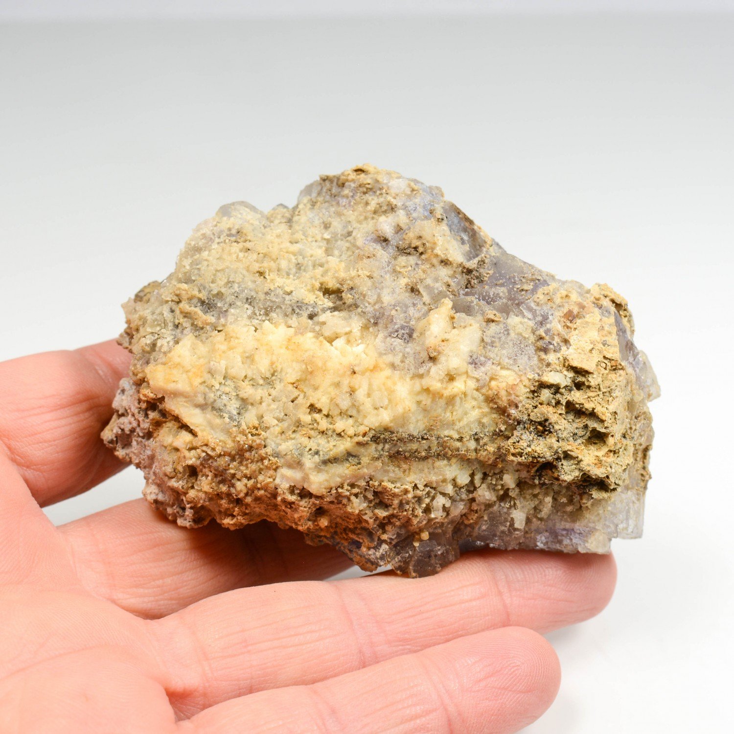 Fluorite and smithsonite - La Grande Vernissière, Durfort, Gard, France