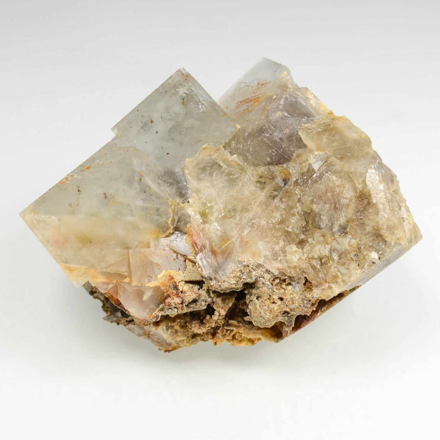 Fluorite and smithsonite - La Grande Vernissière, Durfort, Gard, France