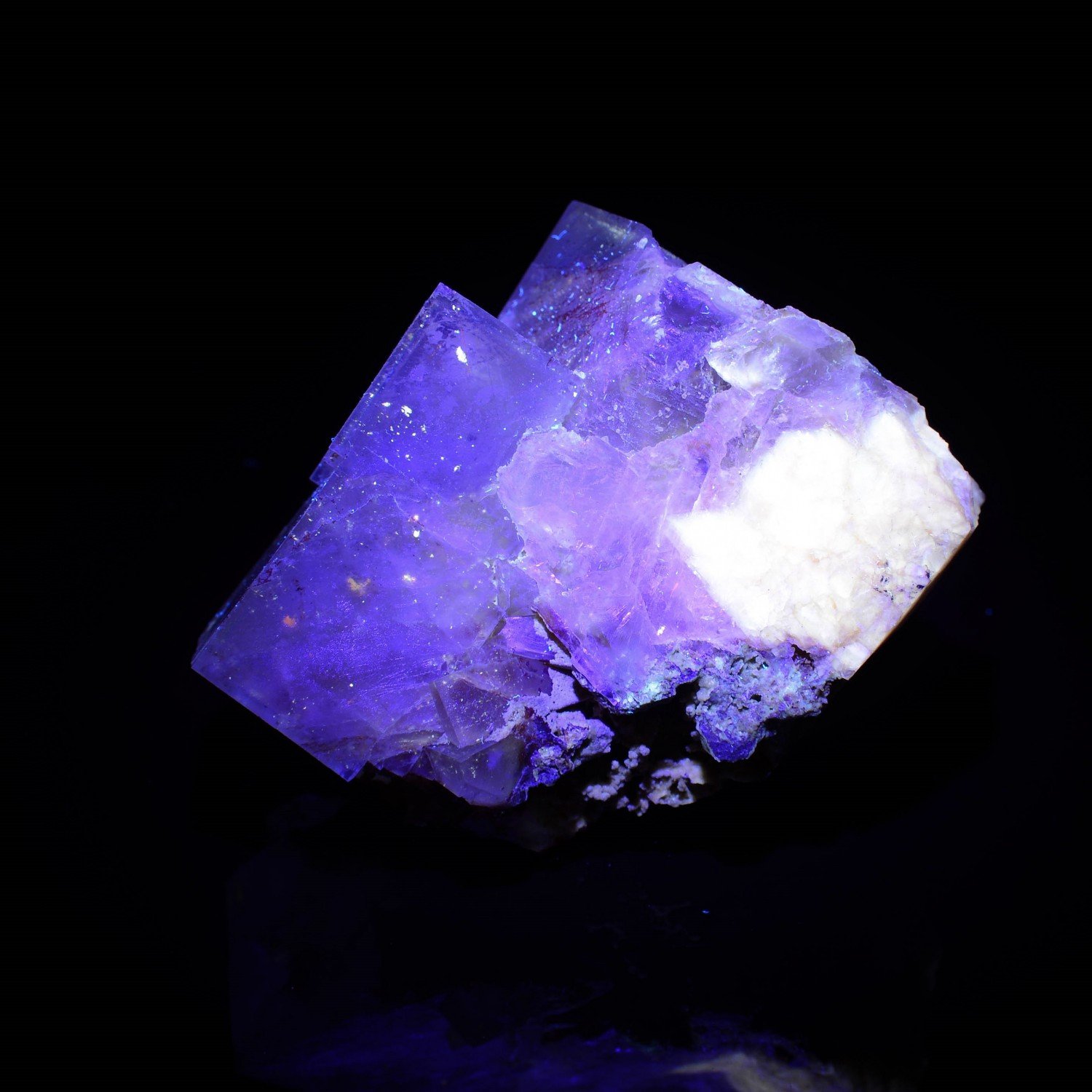 Fluorite and smithsonite - La Grande Vernissière, Durfort, Gard, France
