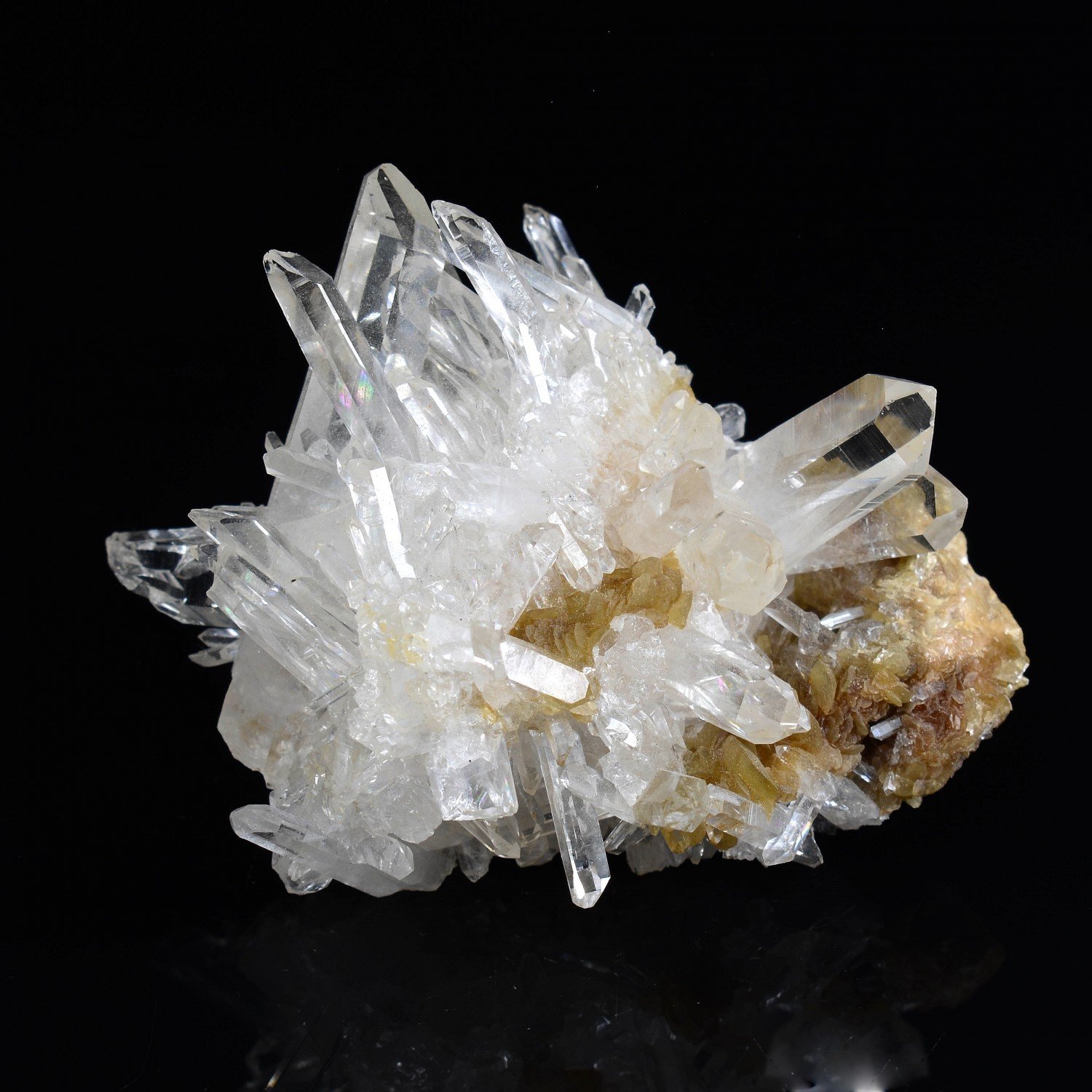 Quartz & siderite - La Taillat, Allevard, Isère, France
