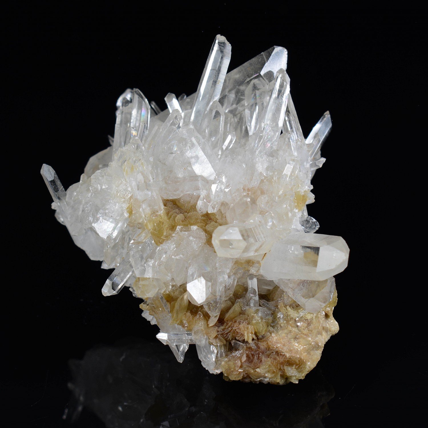 Quartz & siderite - La Taillat, Allevard, Isère, France
