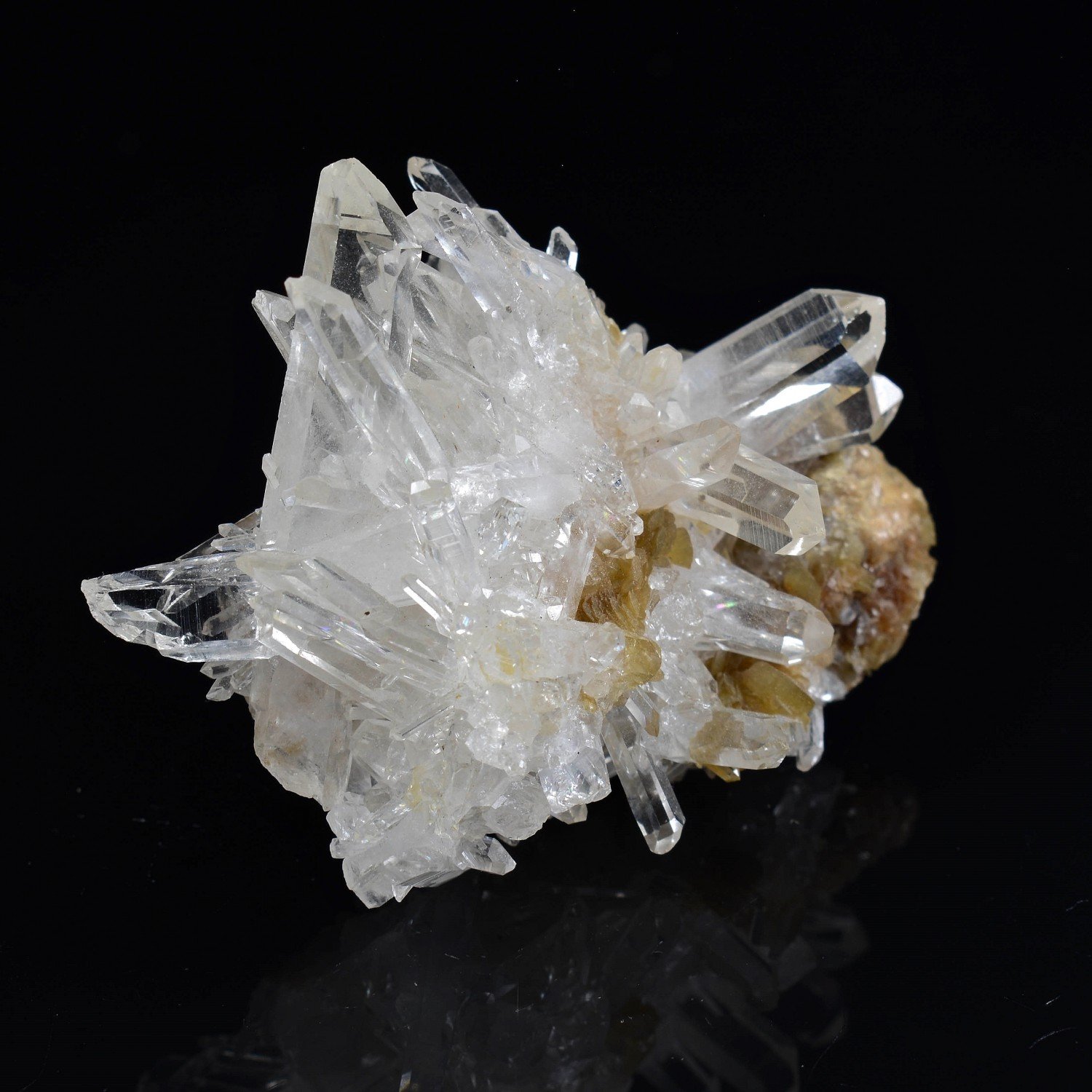 Quartz & siderite - La Taillat, Allevard, Isère, France