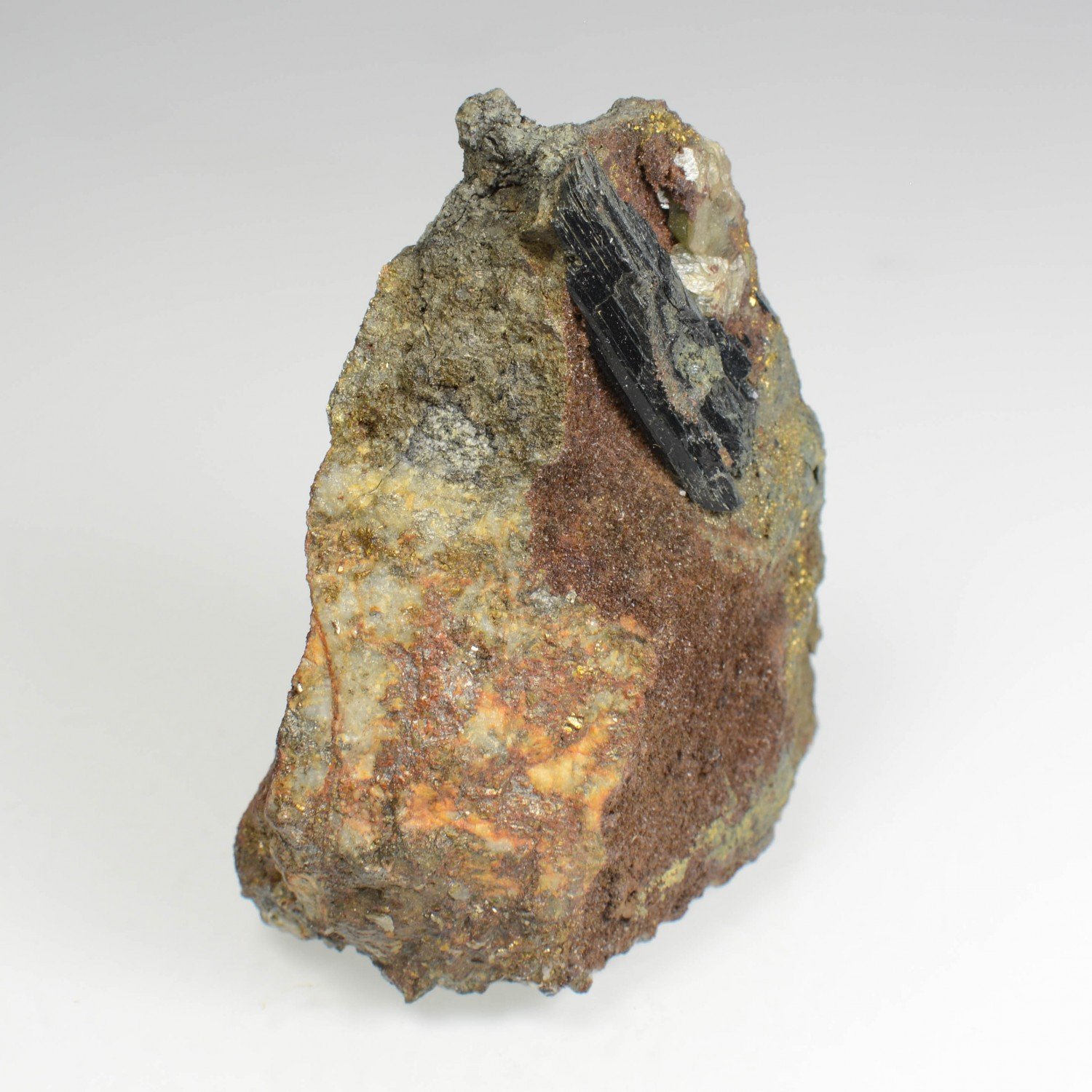 Vivianite, chalcopyrite - Salsigne, Aude, France