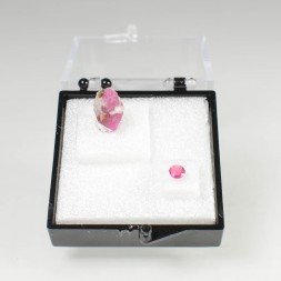 RUBIS -  pierre taillée et pierre brute