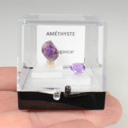 AMETHYSTE - pierre taillée et pierre brute