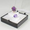 AMETHYST - cut stone and rough stone