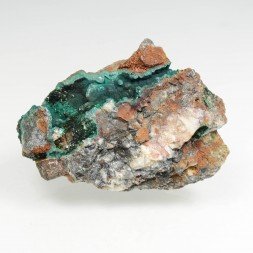 Libéthénite et pseudo-malachite - Vila Viçosa, district d'Évora, Portugal
