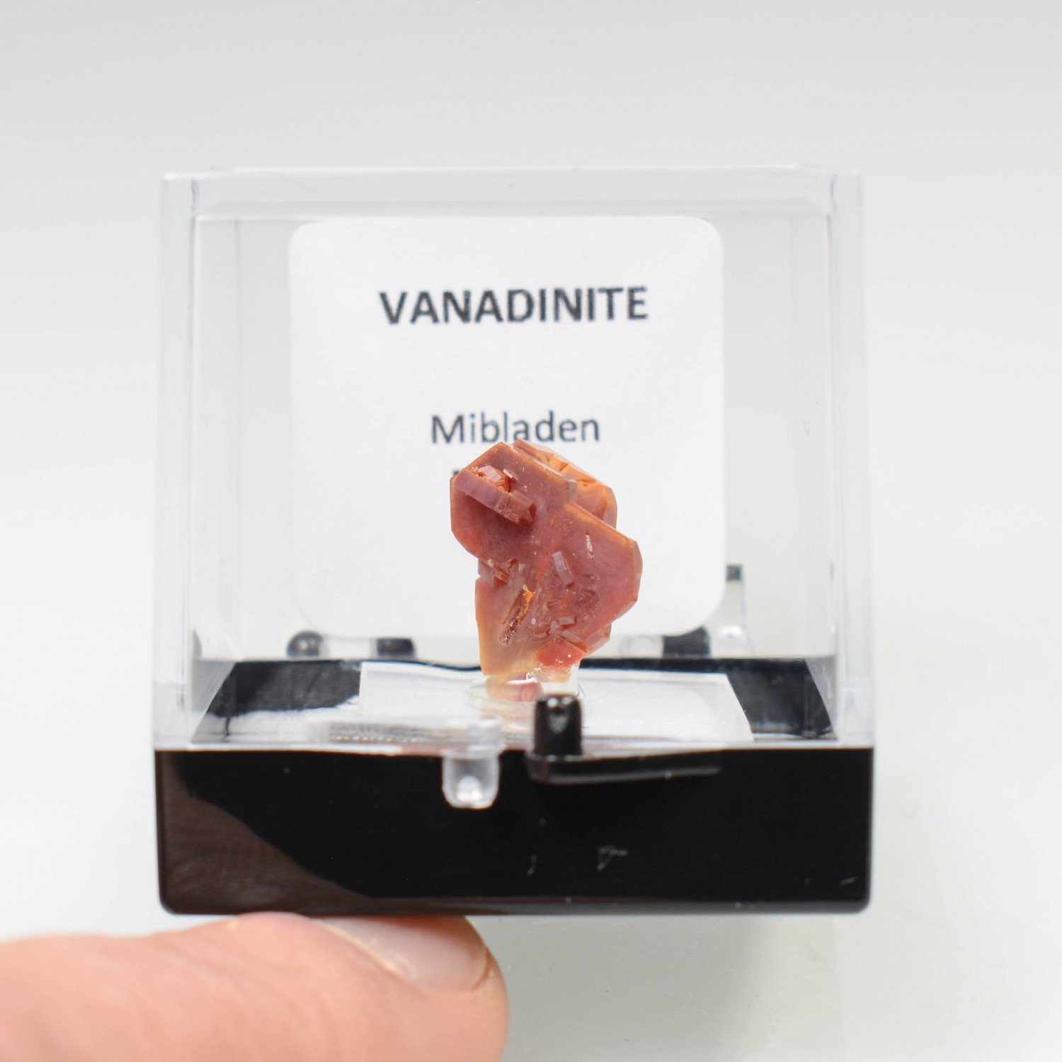 Vanadinite - Mibladen mining district, Morocco