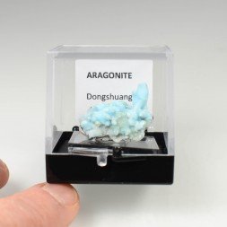 Blue Aragonite - Dongshuang Mine, Yunnan Province, China