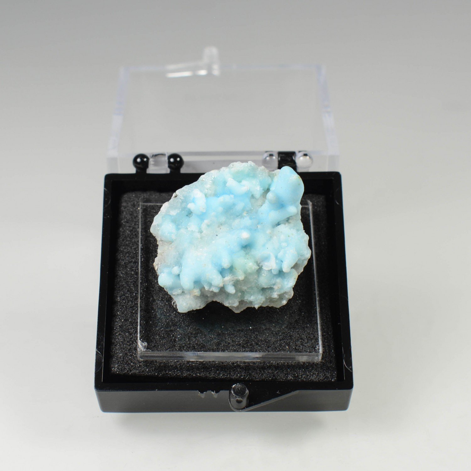 Blue Aragonite - Dongshuang Mine, Yunnan Province, China