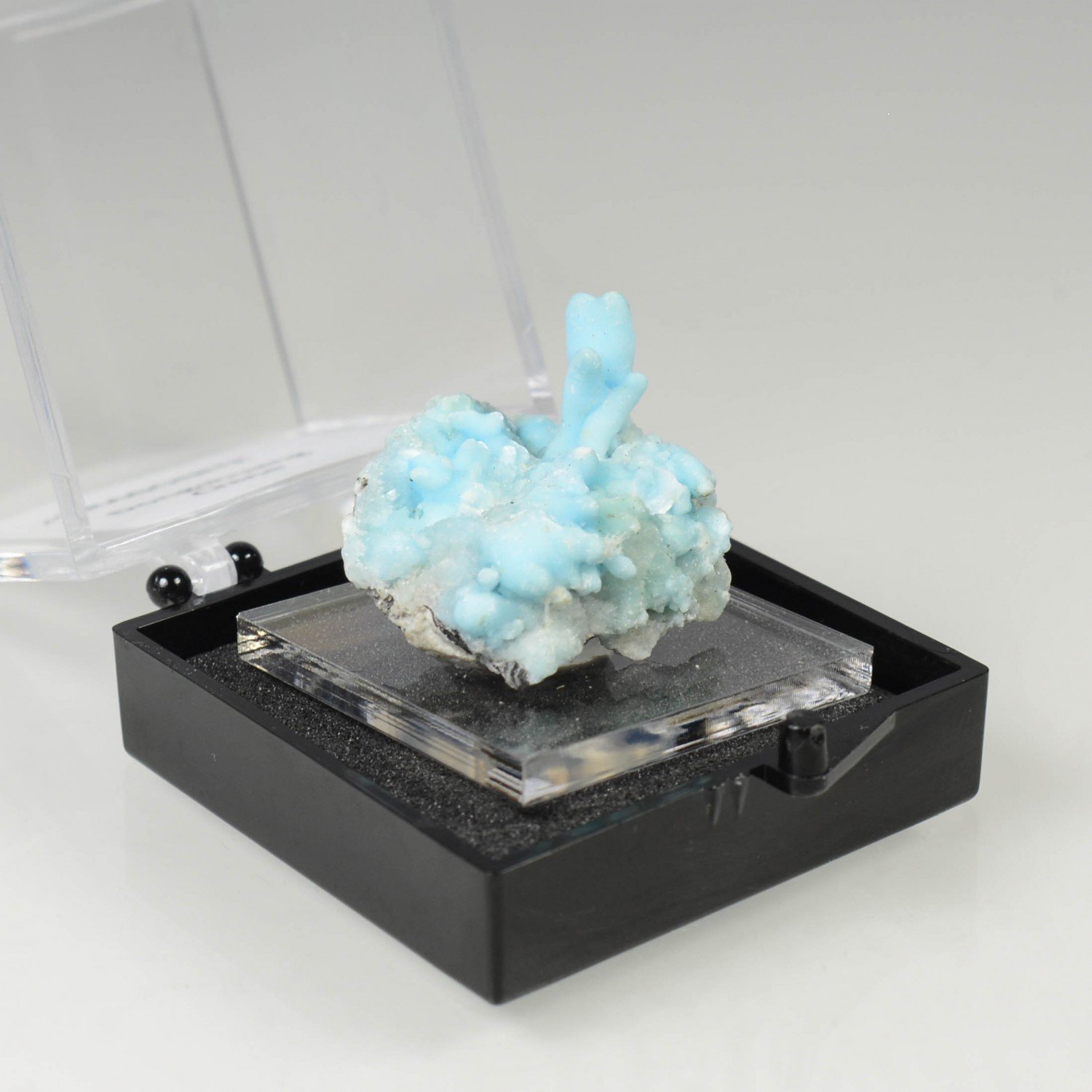Blue Aragonite - Dongshuang Mine, Yunnan Province, China